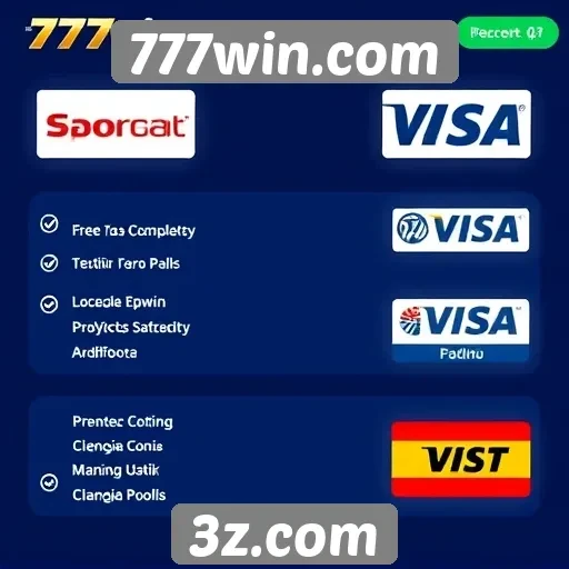 Métodos de pagamento aceitos no 777win.com